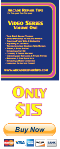 Arcade Repair Tips Video Series - Volume 1 (DVD) - Buy Now!