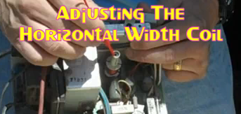 Adjusting The Horizontal Width Coil