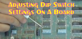 Adjusting Dip Switch Settings On A Board