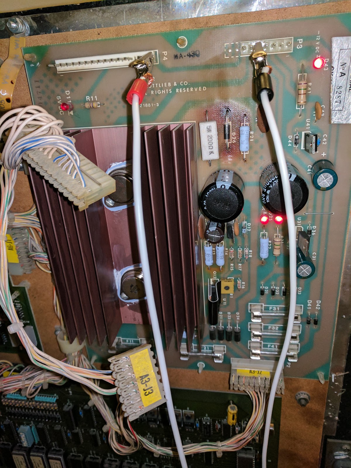 Arcade Repair Tips Low power on Qbert Arcade Repair Tips