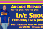 Live Show - Episode 111 - Galaga Power Cord Conundrum